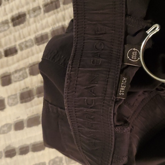 American Eagle Snappy Stretch Baggy Cargo Jogger Sz 10 Short - Picture 6 of 10